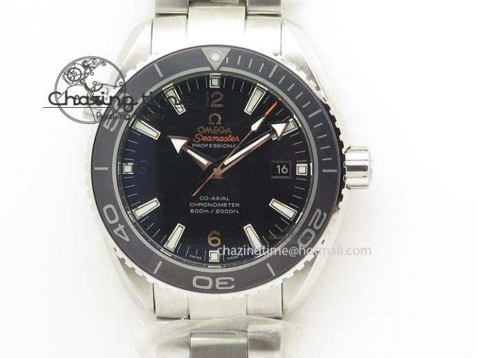 0317 Planet Ocean Professional Orange Bezel 42mm 1:1 VSF Best Edition on Orange Rubber Strap A8500 Super Clone Original 7947